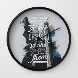 Sherlock - Angels Wall Clock