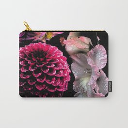 Dahlia Carry-All Pouch | Bright Colours, Collage, Photoshop, Flowers, Watery, Digital, Colors, Droplets 