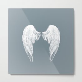 You Have Wings Metal Print | Graphicdesign, Angel, Vintage, Graphic Design, Modern, Wings, Retro, Xmas, Pastel, Christmas 