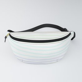 Pastel Rainbow Hand Drawn Lines Fanny Pack