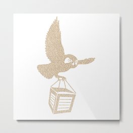 Owl Crate 4 Metal Print | Animal 