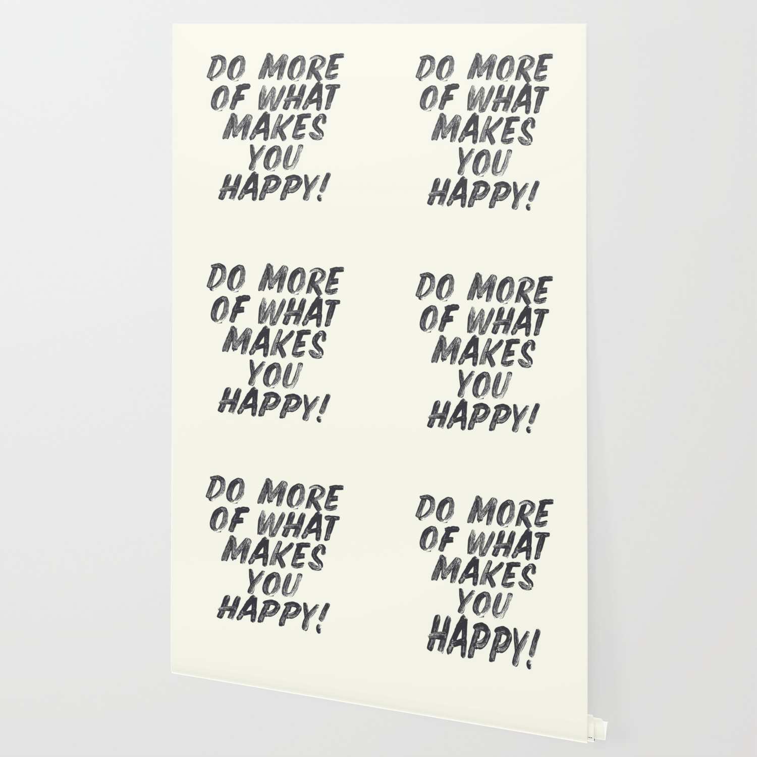 Do More Of What Makes You Happy Handwritten Positive Vibes Inspirational Motivational Quote Wallpaper By Stefanoreves Society6
