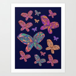 I Got Butterflies Art Print