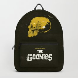The Goonies art movie inspired Backpack | Illustration, Typography, Digital, Graphicdesign, Boat, Geek, Skull, Movie, Film, Graphic Design 