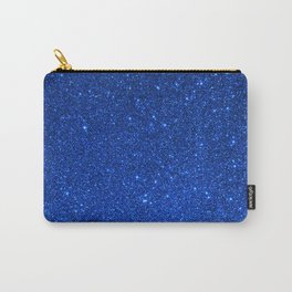 Sapphire September Libra Blue Birthstone Shimmering Glitter Carry-All Pouch