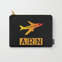 Stockholm Arlanda Airport ARN Carry-All Pouch | Vintage, Graphicdesign, Giftidea, Airfield, Aviator, Cycling, Bicycling, Stockholm, Vacation, Scandinavia 