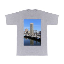 Baltimore's Inner Harbor and World Trade Center T Shirt