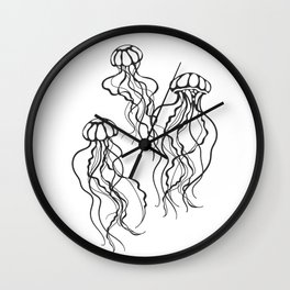 jellyfish group Wall Clock