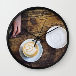 Making A Coffee Wall Clock | Latte, Cup, Gift, Cake, Cupcake, Cappuccino, Breakfast, Morning, Awake, Coffeebean 