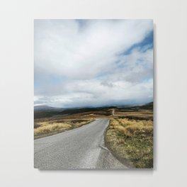 The road (so far) - Scotland Metal Print | Nopeople, Color, Theroad, Scotland, Digital Manipulation, Mobilephotography, P10, Digital, Landscape, Nature 