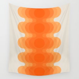 Echoes - Creamsicle Wandbehang | Graphicdesign, Curated, 1970S, Seventies, Circa78Designs, Digital, Retro, Popart, Abstract, Midcenturymodern 