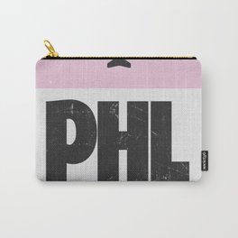 PHL Philadelphia airport code Carry-All Pouch | Ink, Adventure, Travel, Trend, American, Graphicdesign, Usa, Airplane, Phl, Airports 