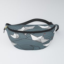 Nautical Origami Fanny Pack