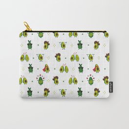 Avocado Pattern - holy guacamole collection Carry-All Pouch | Graphicdesign, Cute, Dorm, Guacamole, Avocados, Mexican, Kids, Teen, Avocado, Illustration 