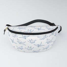 Flying paper cranes Fanny Pack