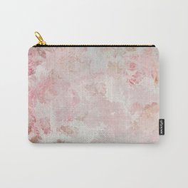 Vintage Floral Rose Roses painterly pattern in pink Carry-All Pouch | Floral, Roses, Watercolor, Painting, Cottagecore, Pink, Peony, Spring, Flowermarket, Garden 