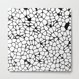 VVero Metal Print | Cell, Veronoid, Ink, Graphicdesign, Digital, Pattern, Black and White, Other, Vero 