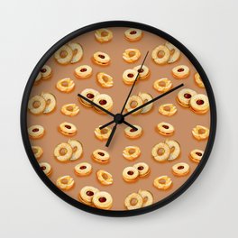 Biscotti-Butterum (pattern) Wall Clock | Food, Italianstyle, Italianbiscotti, Coffee, Biscotti, Tuscany, Italianfood, Pattern, Foodies, Restaurantdecor 