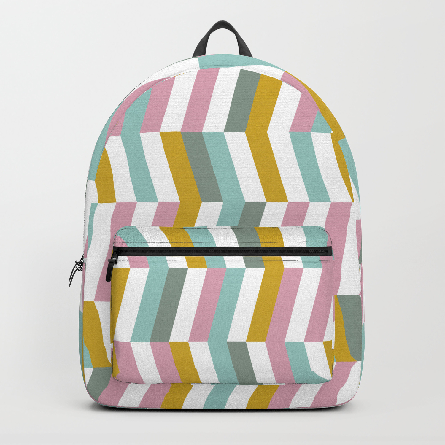 yellow pink backpack
