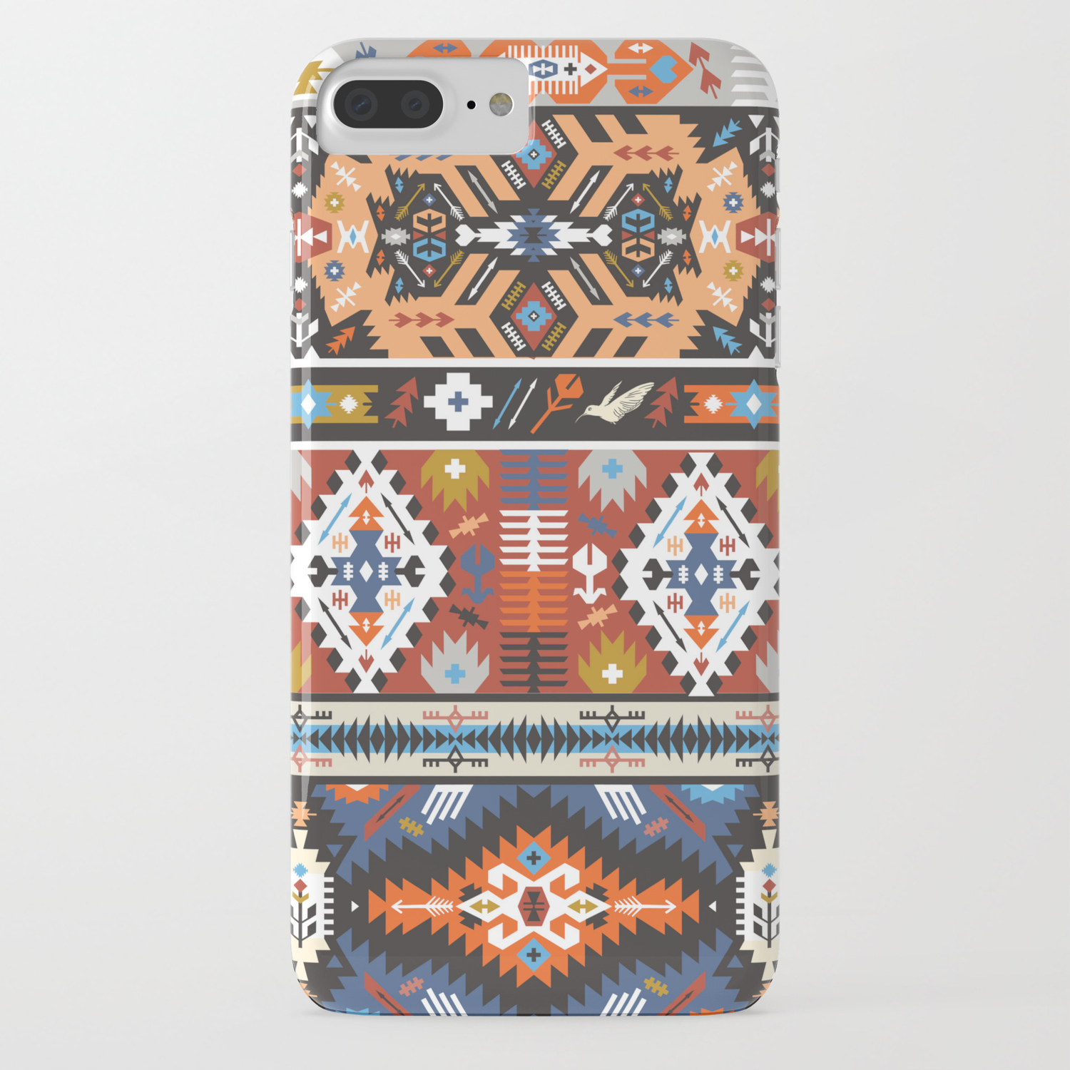 Fancy Abstract Geometric Vector Pattern In Tribal Style Cdr Iphone