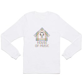 House of Music Long Sleeve T Shirt | Loud, Digital, Colorful, Mug, Arcylic, Society6, Redbubble, Canvasprint, Shirts, Colors 
