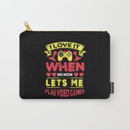 Video Gaming Grunge Quote Carry-All Pouch | Vintage, Game, Hobby, Yellow, Gamers, Gamer, Cool, Quote, Washed, Videogaming 