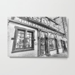 Greyfriars Bobby Pub Snow Metal Print | Pub, Bobbyedinburgh, Bobbyskyeterrier, Photo, Edinburghsnow, Greyfriarspub, Edinburghpub, Skyeterrierbobby, Pubsnow, Greyfriars 