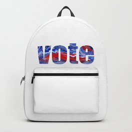 Vote in Red, White, and Blue Backpack | America, Voters, Vote, Red White And Blue, Election, Voting, United States, Painting, Usa 
