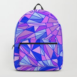 Ice Burst Backpack | Shatteredglass, Brokenglass, Geometricpattern, Digital, Shatteredice, Glassshards, Ice, Graphicdesign, Pattern, Glass 