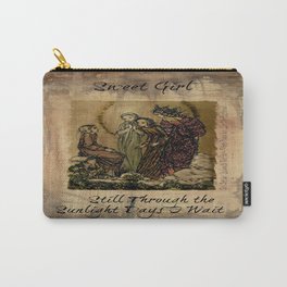 Sulamith Wulfing - Sweet Girl Lyrics Inspired by Stevie Nicks Carry-All Pouch | People, Love, Painting, Children 