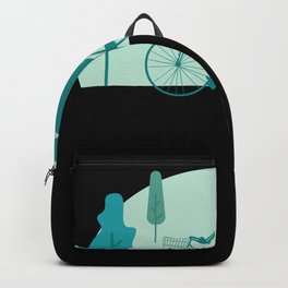Cute Bicycle Gift I Funny Cycling Trekking Gift design Backpack | Graphicdesign, Trekkingbike, Ebike, Trekking, Cyclist, Bicycle, Electric, Biking, Ebiking, Twowheels 