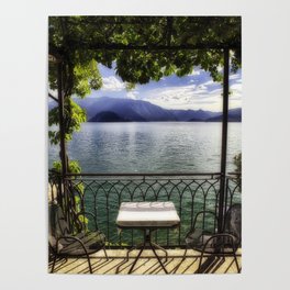 Lake View, Varenna, Lake Como, Lombardy, Italy Poster
