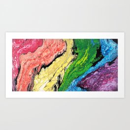 Abstract Rainbow Art Prints For Any Decor Style Society6