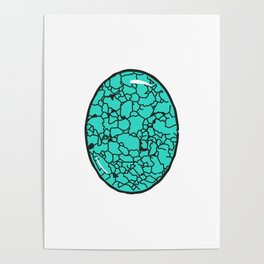 Kingman Turquoise Stone Poster
