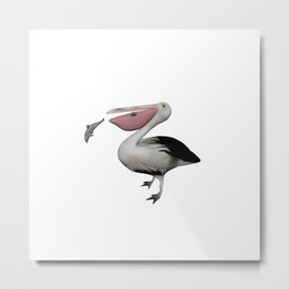 Anisue's Pelican. Metal Print | 3Dcharacter, Art, Characterart, Digital, 3D, Bird, Characterdesign, Graphite, Animation, Graphicdesign 