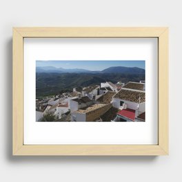 Roofs of Olvera Recessed Framed Print