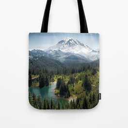 Mountain, Scenic, Rainier, Eunice Lake, National Park, Parks 2016 Tote Bag