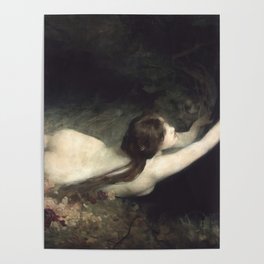 Venus on a Bed of Roses - Venus and Tannhäuser  Poster