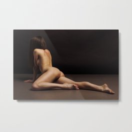 bodyscape 2054 Metal Print | Sexual, Body, Active, Fineart, Lifestyle, Yoga, Photo, Sexually, Torso, Woman 