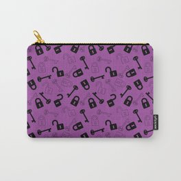 Lock and Skeleton Key Carry-All Pouch | Graphicdesign, Forfall, Masksfor, Emo, Feminine, Girly, Forteens, Backtoschool, Goth, Pinkmask 