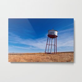 The Leaning Tower of Texas Metal Print | Grassland, Abandoned, Touristattraction, Landmark, Famous, Photo, Bluesky, Grass, Leaning, Tourism 