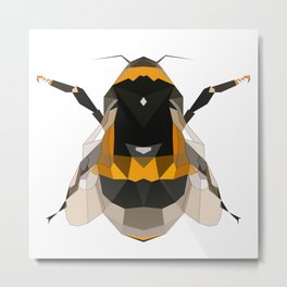 Bumble bee artwork Geomeric art Yellow and black Bee Midern design Metal Print | Abstract, Insects, Yellow, Triangles, Graphicdesign, Summer, Bees, Modern, Animalistic, Trianglesart 
