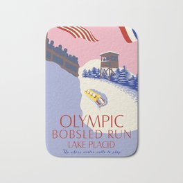 Lake Placid Olympic bobsled run Badematte