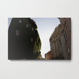 Roman Golden Hour Metal Print | Plant, Colorful, Rome, Photo, Italy, Ivy, Italian, Sunset, Travel, Adventure 