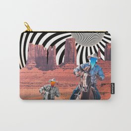 The Sundance Carry-All Pouch | Border, Portal, Horse, Old, Dreams, Surrealist, Robbers, Vintage, Collage, Cowboy 