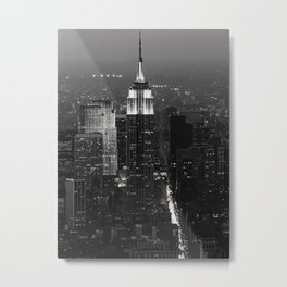 New York Empire State Building Metal Print | Street Photography, Graphic Design, Curated, West Village, Photo, Antique Art, Vintage Wallpaper, New York, Nyc Architecture, Architecture Art 