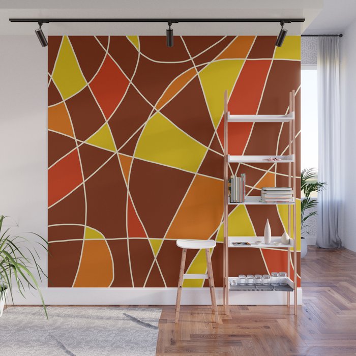 Abstract Painting 2 Wall Mural By Alphaomega Society6
