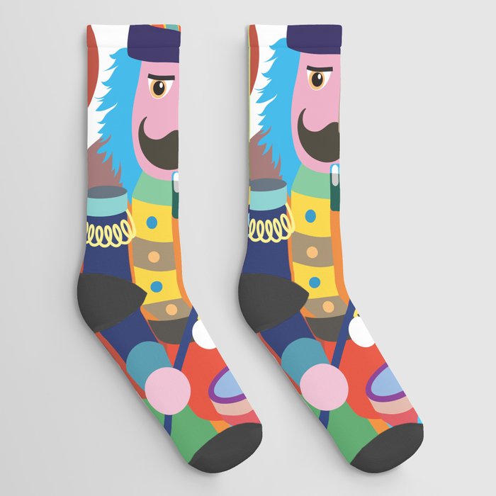 Marxistisch Gietvorm Smash Nutcracker Socks by Alfredo Ponce | Society6
