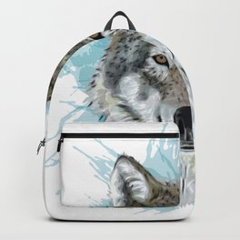 Realistic Vector Wolf Stylized Art Backpack | Wolfandmoon, Whitewolf, Wolfdrawing, Wolfdesign, Wolfblood, Graphicdesign, Wolfartwork, Wolfart, Blackwolf, Angrywolf 