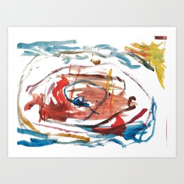 Abstract lines  Art Print
